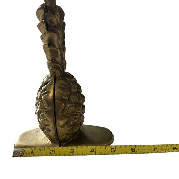 Penco brass 8 inch MCM Hollywood Regency made in Taiwan bookend set - Picture 7 of 8